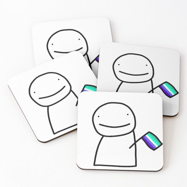 Item preview, dream blob with gay pride flag designed and sold by sezalilly.