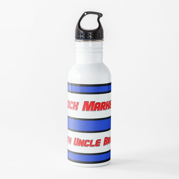 Classic Stock Markets With Uncle Bruce logo Water Bottle