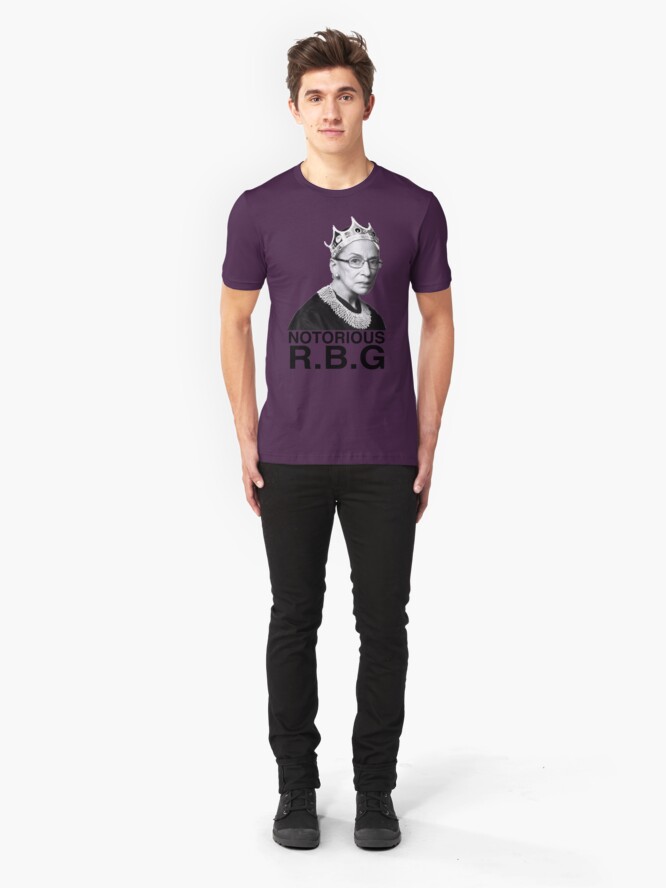 Alternate view of notorious rbg Slim Fit T-Shirt