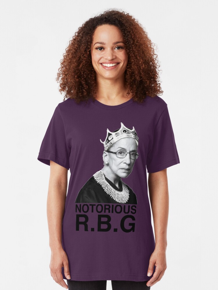 Alternate view of notorious rbg Slim Fit T-Shirt