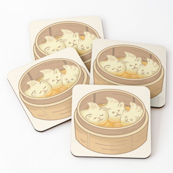 Item preview, Meow Bao, Dumpling Cats designed and sold by NightLightCrew.