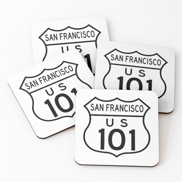 Item preview, San Francisco Route 101 US Road Sign  designed and sold by Kiwidom.