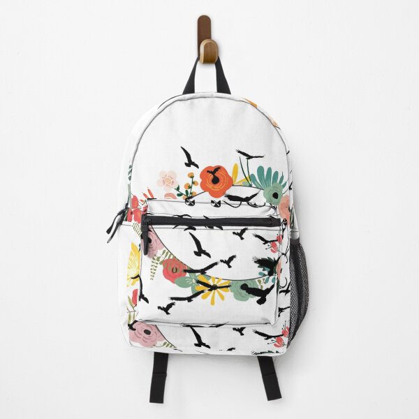 Item preview, feelin' free floral design with birds designed and sold by lamond-creation.