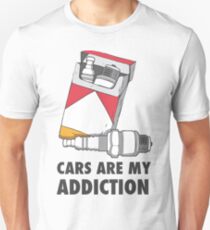 Cars are my addiction Unisex T-Shirt