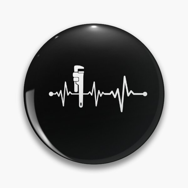 Item preview, Plumber Heartbeat Gift designed and sold by Luna1Shop.