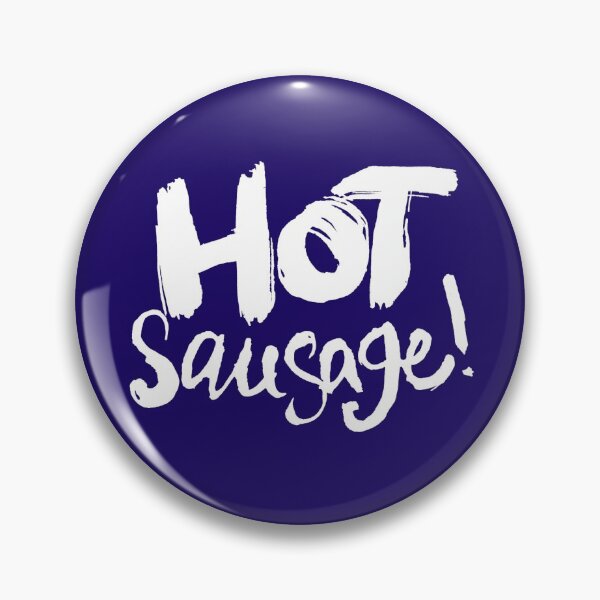 Item preview, Hot Sausage! (white) designed and sold by Oochilka.