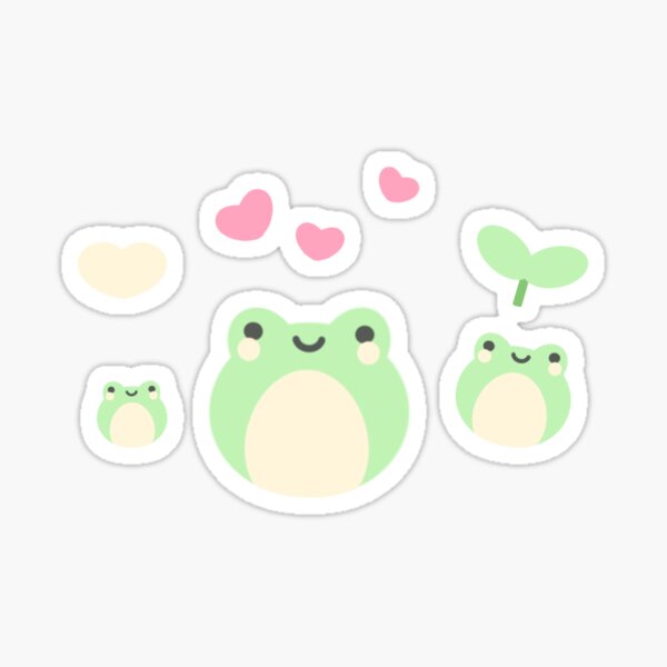 Sticker Gateau Grenouille Illustre Esthetique Par Tophsnumber1fan Redbubble