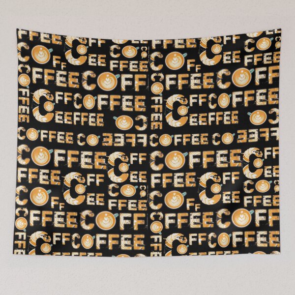Item preview, Coffee late pattern designed and sold by cizito.