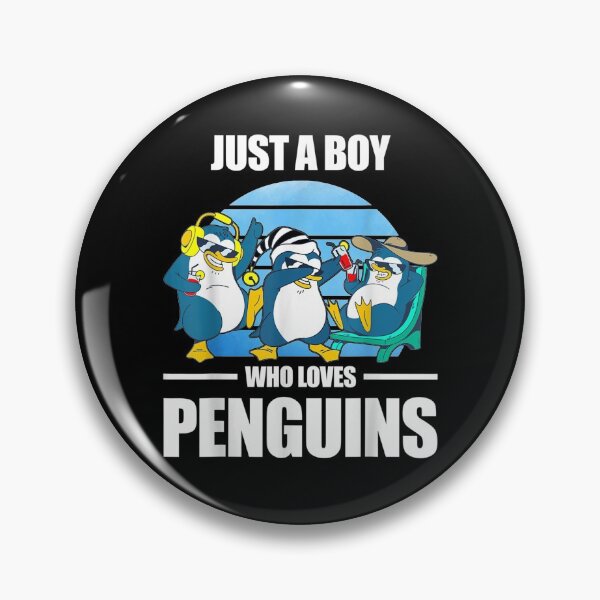 Item preview, Just A Boy Who Loves Penguins  designed and sold by christinero2.