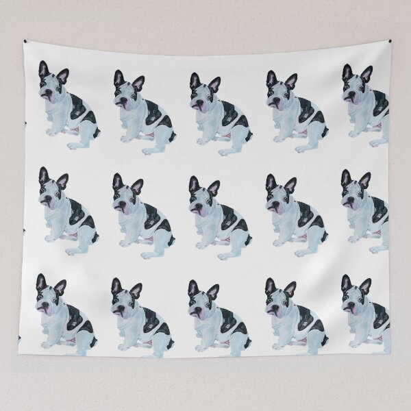 Item preview, French bulldog painting designed and sold by SwagartArt.