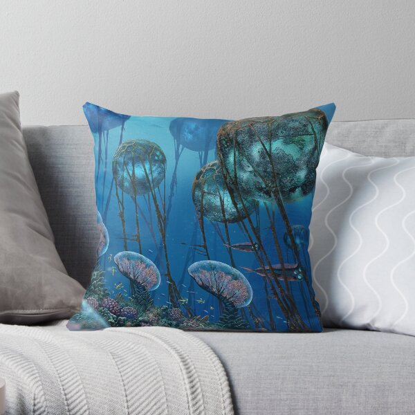 The Grand Reefs Throw Pillow