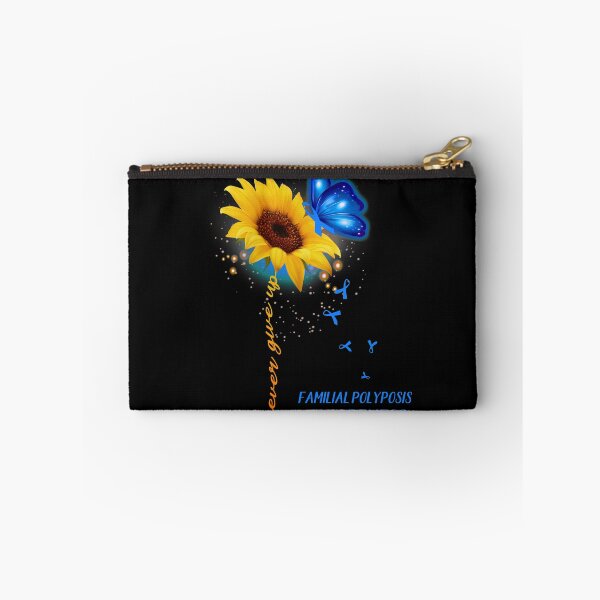 Item preview, Never Give Up Sunflower Ribbon Familial Polyposis Awareness designed and sold by deputylove.