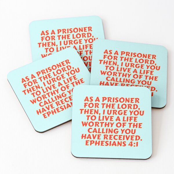 Item preview, Bible Verse Ephesians 4:1 designed and sold by Prayingwarrior.