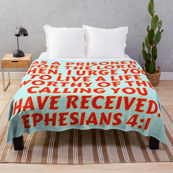 Item preview, Bible Verse Ephesians 4:1 designed and sold by Prayingwarrior.