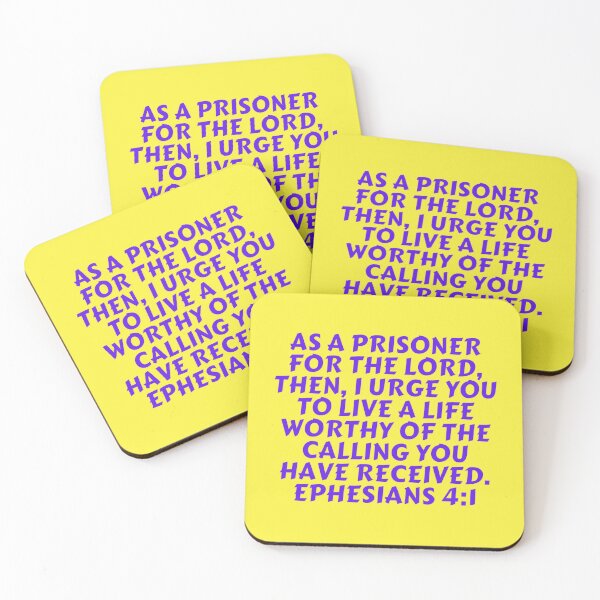 Item preview, Bible Verse Ephesians 4:1 designed and sold by Prayingwarrior.