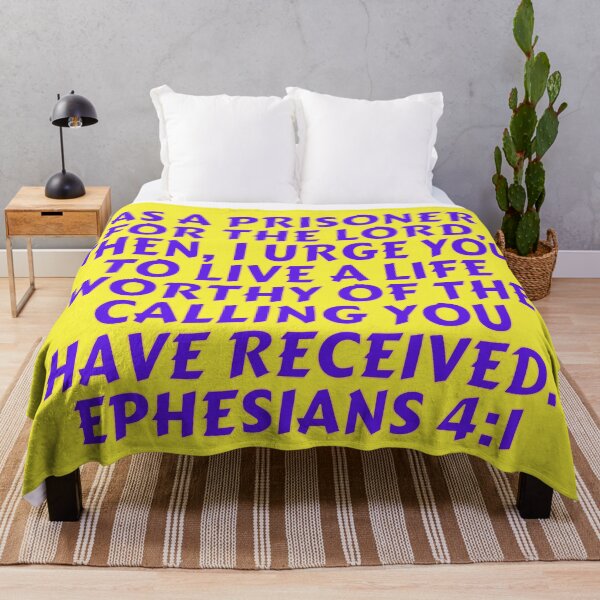Item preview, Bible Verse Ephesians 4:1 designed and sold by Prayingwarrior.