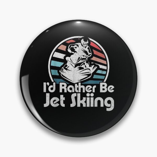 Item preview, Id Rather Be Jet Skiing Retro 70s Funny Jet Ski Vintage Gift  designed and sold by christinero2.
