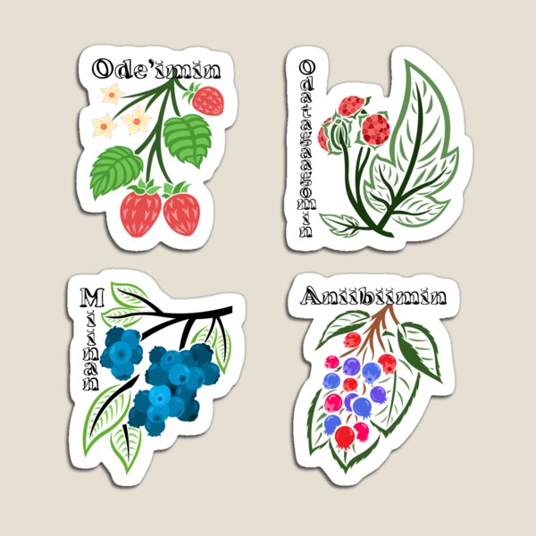 Item preview, Ojibwe Berries 01  designed and sold by KendraHowland.
