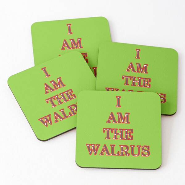 Item preview, I Am The Walrus designed and sold by QuotesDogma.