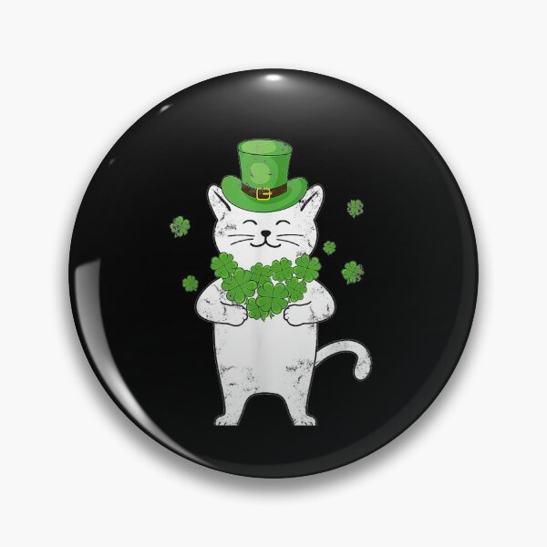 Item preview, Funny St Patrick's Day Leprechaun Cat Cat Lovers  designed and sold by christinero2.