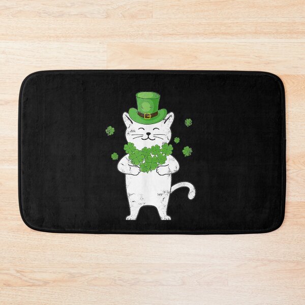 Item preview, Funny St Patrick's Day Leprechaun Cat Cat Lovers  designed and sold by christinero2.