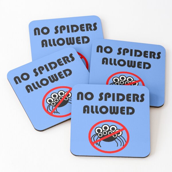 Item preview, No Spiders Allowed - Funny Design designed and sold by MrE1994.
