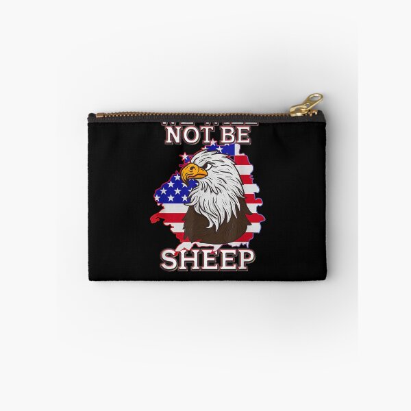 Item preview, We Will Not Be Sheep Us Flag Eagle Patriotic  designed and sold by christinero2.