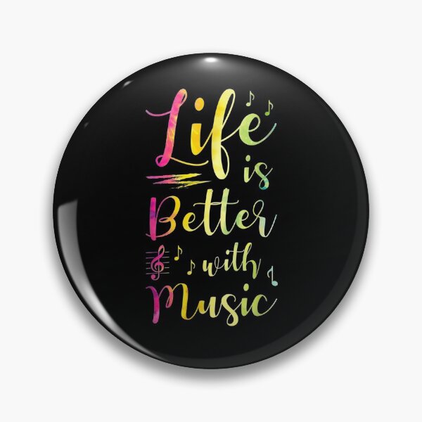 Item preview, Life Is Better With Music G Clef Notes Jazz Instrument Song  designed and sold by christinero2.