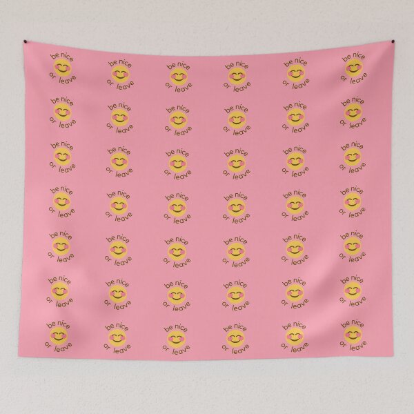 Item preview, BE NICE OR LEAVE designed and sold by MadEDesigns.