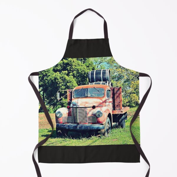 Item preview, Old Truck with Wine Barrels designed and sold by Martha Sherman.