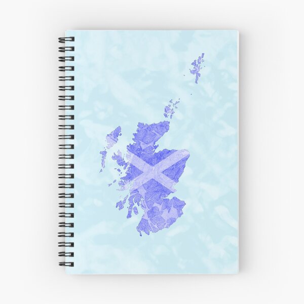Item preview, Scotland with Saltire on Pale Blue Background designed and sold by Moti Black.