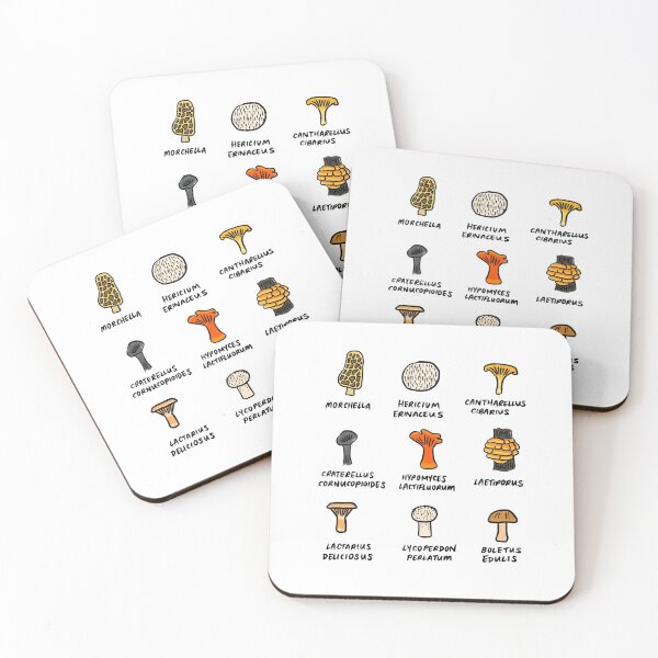 Item preview, Illustrated Types of Wild Fungi designed and sold by bonniemamadraws.