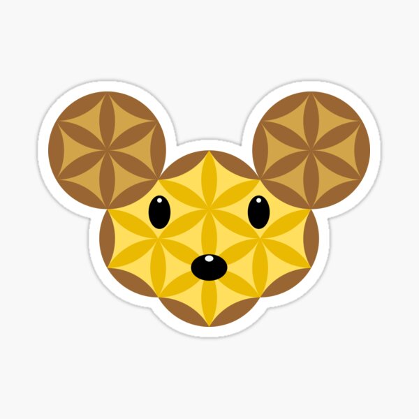 The Mouse Of Life - Yellow/B. Sticker