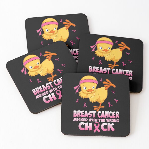Item preview, Breast Cancer Messed With The Wrongs Chick funny designed and sold by simonbucholz.