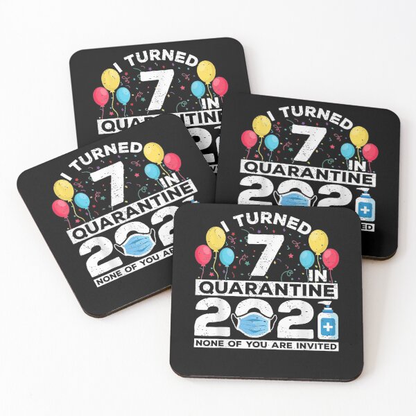 Item preview, I Turned 7 In Quarantine 2021 Funny 7th Birthday Party  designed and sold by christinero2.