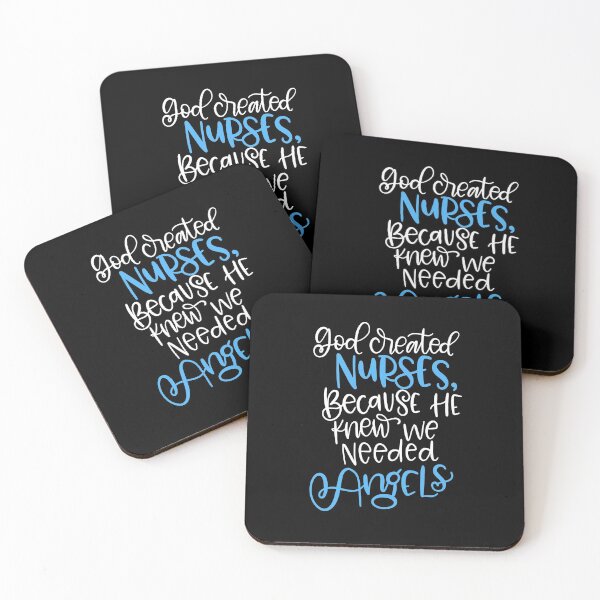 Item preview, God Created Nurses Because He Knew We Needed Angels designed and sold by DocTeen.