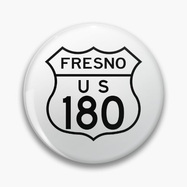 Item preview, Fresno Route 180 US Road Sign  designed and sold by Kiwidom.