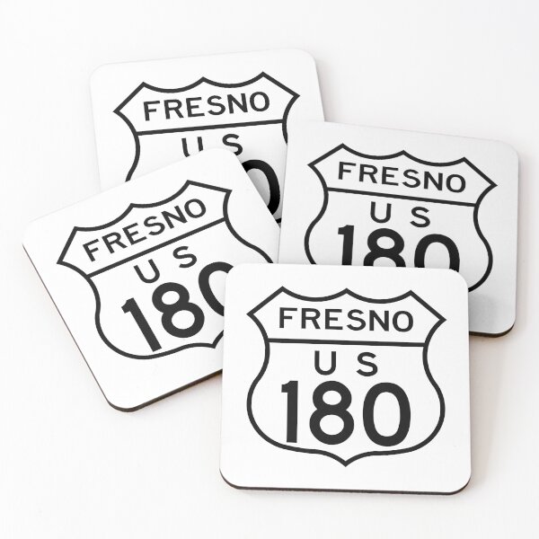 Item preview, Fresno Route 180 US Road Sign  designed and sold by Kiwidom.