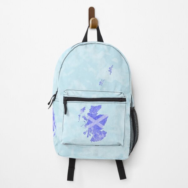 Item preview, Scotland with Saltire on Pale Blue Background designed and sold by Moti Black.