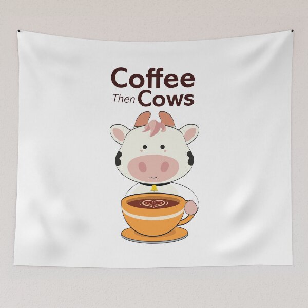 Item preview, Cute Coffee then Cows  designed and sold by Anicue.