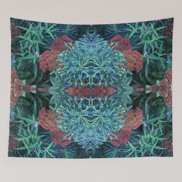 Item preview, Divine Botanical: Autumn Patterns - Teal-Copper Fusion designed and sold by RoseAromas.