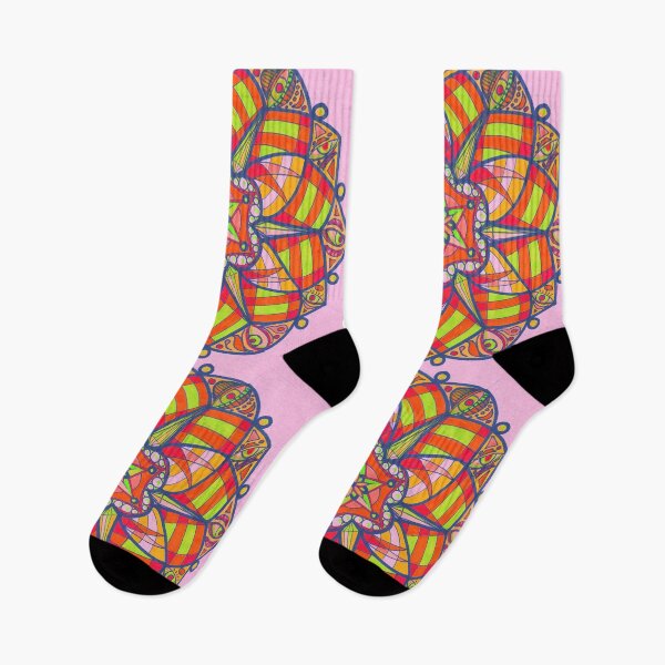 Item preview, Plaid mandala with eyes designed and sold by SarahHogmanArt.