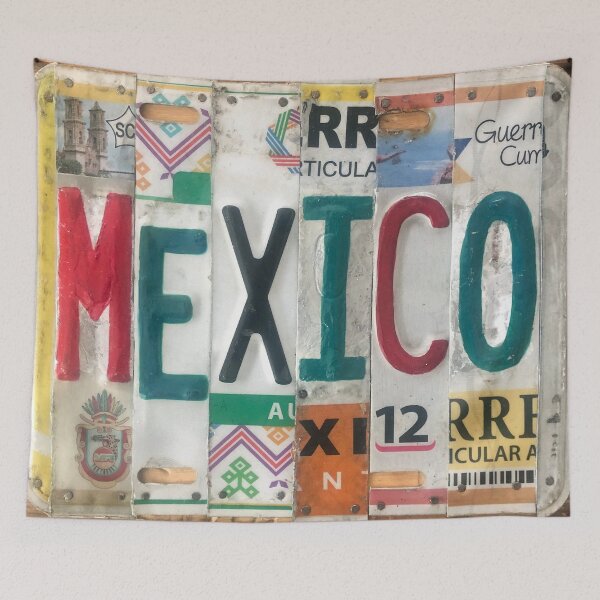 Item preview, Mexico License Plates from around the Country That Spell Mexico  designed and sold by prohockeylabs.