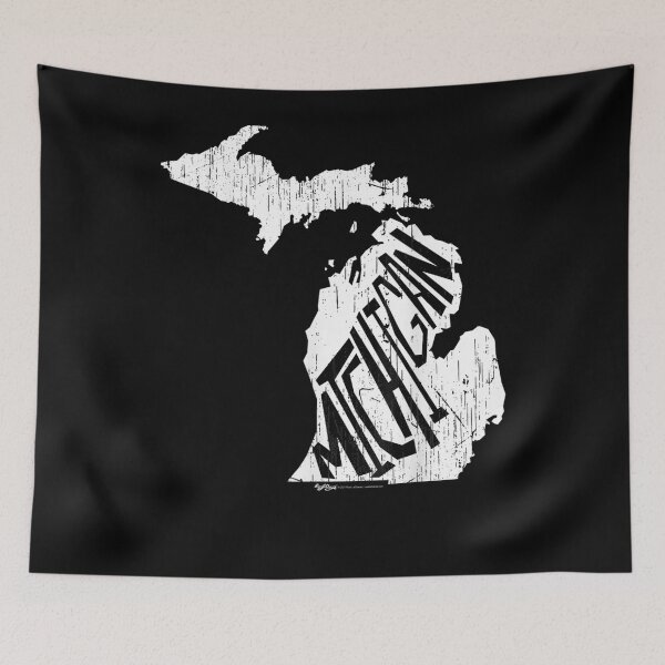 Item preview, Vintage Michigan�map Word Design  designed and sold by dannareyansh.