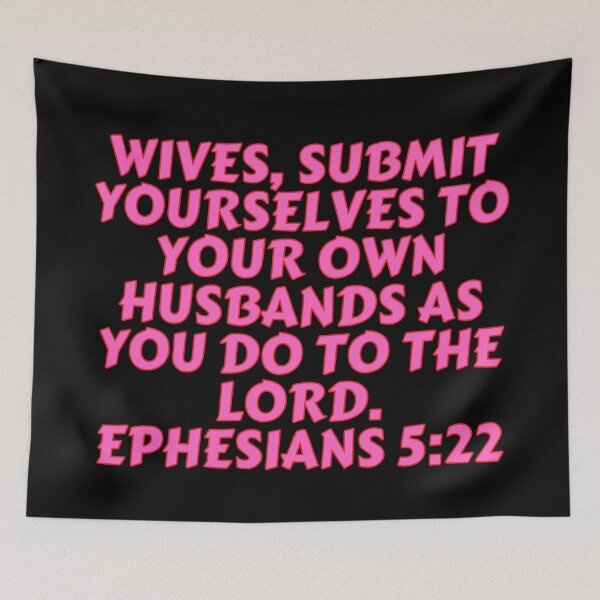 Item preview, Bible Verse Ephesians 5:22 designed and sold by Prayingwarrior.