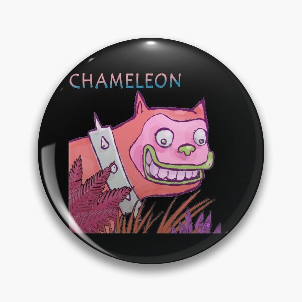 Item preview, pink chameleon designed and sold by joekoz.
