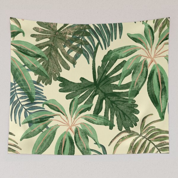Item preview, Tropical Aroid Pattern Leaf designed and sold by akosiberber.