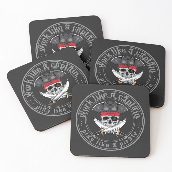 Item preview, Work Like A Captain, Play Like A Pirate  designed and sold by omahatrading.