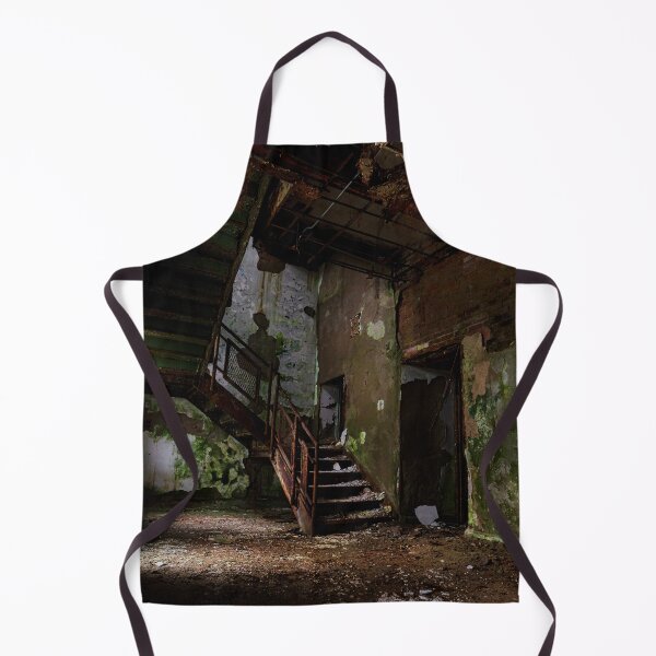 Item preview, Decaying Rusted Stairway at Trans Allegheny Asylum designed and sold by LESLIEDYESIGN.