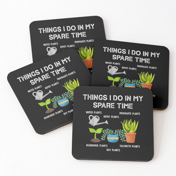 Item preview, Things I Do In My Spare Time Plants Funny Indoor Gardening  designed and sold by dannareyansh.